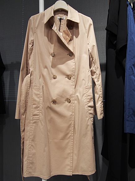 PLST Nylon stretch broad shirt trench coat (7)