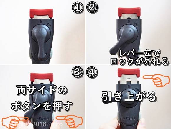 ダイヤモンドエディション 取っ手 外し方